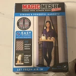 Magic Mesh MM011124 Hands-free Screen Door Black Heavy Duty 83X39IN. Fixed Price $9.99.
