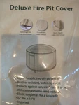 Fire Pit Cover Deluxe Plow & Hearth 32" Dia. 18" High New W/o Tag. Fixed Price $23.00.