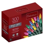 Celebrations Mini Incandescent Set Multicolored 62 Ft. 300 Green. Fixed Price $18.99.