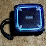Ihome Waterproof Bluetooth Speaker, Color Changing Lights, Weather Tough, IBT371. Fixed Price $19.99.