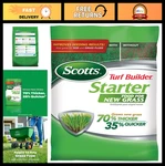 Starter Fertilizer For New Grass Seed, Covers 5,000 Sq. Ft., 15 Lbs, Lawn Care. Fixed Price $62.99.