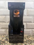 Green Bay Packers Pride Led Solar Torch Light 36" Nfl Team Flickering Nib. Fixed Price $45.00.