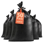 Heavy Duty Sand Bags With Tie Strings - 1600 Hours Uv Protection, Polypropyle.... Fixed Price $37.59.