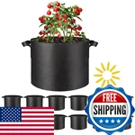 Simple Deluxe Grow Bags 5 Gallon 12 Pack Planter Pots Handles Thickened. Fixed Price $31.36.