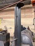 Smoke Stack Chimney Damper Kit Universal Weld On With Handle 4 Guides. Fixed Price $60.00.