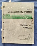 John Deere 4100 Compact Utility Tractor Technical Manual TM1630 Free Shipping. Fixed Price $73.50.