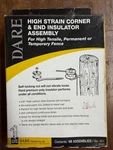 Dare High Strain Corner & End Insulator For Tensile Fence / Black 10 Pack. Fixed Price $26.00.