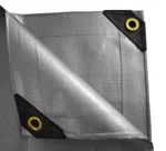 12 Mil Heavy Duty Silver Tarp Canopy Tent Carport Cover Uv All-weather Tricoated. Fixed Price $37.89.