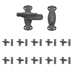 10 Piece Cupboard Cabinet Door Latch Hand Forged Iron Renovators Supply. Fixed Price $150.99.