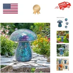 Mushroom Garden Statue Decoration, Colorful Mosaic Sculptures Home D.... Fixed Price $42.29.