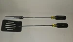 Klein Tools Bbq Set Stainless Steel Spatula Fork Screwdriver Handles. Fixed Price $9.96.