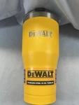 Dewalt 30OZ Stainless Steel Tumbler - Yellow W/lazer Logo. Tough Design. New!!!. Fixed Price $21.99.