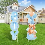 2 Sets Baby Shower Plastic Yard Sign With Stakes Gender Reveal Outdoor Decoratio. Fixed Price $30.62.