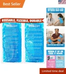 Advanced 2-PACK Gel Ice Packs Flexible Hot & Cold Therapy For Pain Management. Fixed Price $26.99.