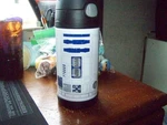 R2D2 Thermos Funtainer 12 Oz Stainless Steel Vacuum Straw Bottle, Star Wars. Fixed Price $10.00.