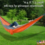 Ultra Light Nylon Parachute Hammock Camping Backpacking Travel Tree Swing Bed. Fixed Price $21.37.