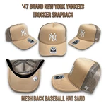 '47 Brand New York Yankees Trucker Snapback Baseball Hat Cap Sand - Osfm A2. Fixed Price $28.99.