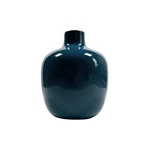 Mainstays Practical Minimalistic Modern Blue Glossy Finish Ceramic Vase, 8". Fixed Price $8.00.