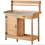 Outdoor 3 Home Garden Wooden Potting Bench With Storage Drawer 44X19 New. Fixed Price $214.99.