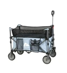 Ozark Trail Adult Height Adjustable Quad Fold Camping Cart Wagon, Blue. Fixed Price $55.00.