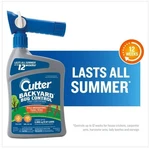 Cutter Backyard Bug Control Spray Concentrate, Fleas,mosquito REPELLENT,32 Oz. Fixed Price $10.98.