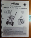 Ariens 10M5 10M6D 10M7D 7-10M Tractor & Sno-thro Snowthrower Parts Manual. Fixed Price $15.99.