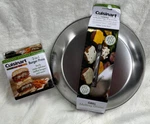 Cuisinart Grill Melting Dome 12"STAINLESS Plus 3-IN-1 Burger Press Brandnew. Fixed Price $29.99.
