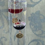 Vintage Galileo Glass Thermometer Temperature Gauge Colorful Floating Bulbs 11. Fixed Price $18.00.