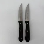Slitzer Rostfrei Stainless Steel Serrated Steak Knives Triple Rivet Set Of 2. Fixed Price $10.00.