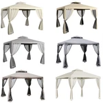 Outsunny Outdoor Patio Gazebo Pavilion Canopy Tent W/ 2-TIER Roof. Fixed Price $139.99.