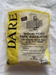 New Dare Yellow Wood Post Tape Insulator Pack # 2330-25 For Electric Fence. Fixed Price $32.99.