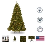 7FT Full North Valley Spruce Tree Pre-lit Holiday Elegance For Indoors. Fixed Price $475.99.