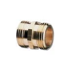 Gilmour 3/4 In Brass Threaded Double Male Hose Connector 877014-1002. Fixed Price $14.99.
