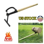 48 In Log Lifter Wood Handle Roller Cant Hook Puller Timber Jack Tool New. Fixed Price $95.06.