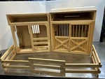 Melissa & Doug Folding Horse Stable And Wood Corral Used. Fixed Price $49.99.