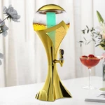 3L Sphere Beverage Dispenser Wine W/ Led Light+ice Tube For Bar Party. Fixed Price $38.88.