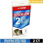 Jt Eaton 155N Rat & Mouse Glue Trap Large Size, Non-toxic, 2 Pk. Fixed Price $22.16.
