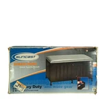 Suncast Storage Trends Patio Metal Sports Bench Black W/ Padded Top Vtg. Fixed Price $164.97.