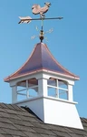 Accentua Charleston Cupola With Rooster Weathervane, 24 In. Square, 55 High. Fixed Price $919.00.