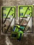2- Hanging Plant Bracket Pack Durable Powder Coated Steel "gardenline" &nozzle. Fixed Price $27.45.