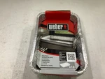 10 Pack Weber Aluminum Small Drip Pans, Cooking Grilling Cookware 6415. Fixed Price $12.95.