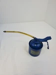 Pressol 6Y749 Pump Oiler 1 Pint Brass 500 Ml Flexible Spout Vintage 05225. Fixed Price $30.00.