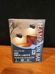 Hampton Bay Solar Led Deck Lights 2 Pack Black Brushed Nickel 3000K New. Fixed Price $16.54.