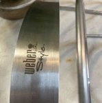 Weber Style Stainless Steel Rib Rack Lightly Used. Great Condition. Fixed Price $79.95.
