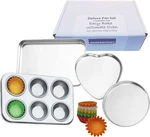 Deluxe Pan Set Compatible With Easy Bake Ultimate Oven Includes 60 Cupcake Liner. Fixed Price $24.50.
