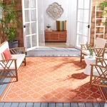 Safavieh Outdoor CY6918-241 Courtyard Terracotta / Bone Rug. Fixed Price $39.01.