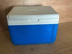 Coleman Personal Cooler Uaw Ford Mini Lunch 6 Pack Box Blue White Usa Vintage. Fixed Price $18.35.