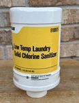 Ecolab 6100975 Low Temp Laundry Solid Chlorine Sanitizer Container 4 Lbs. Fixed Price $89.00.