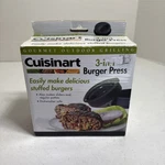 Cuisinart Hamburger Patty Maker, Stuffed Press, 3 1. Fixed Price $8.19.