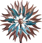 Large Outdoor Wind Spinner Metal 63 Dual Rotating Kinetic Yard Art Garden Decor. Fixed Price $40.97.